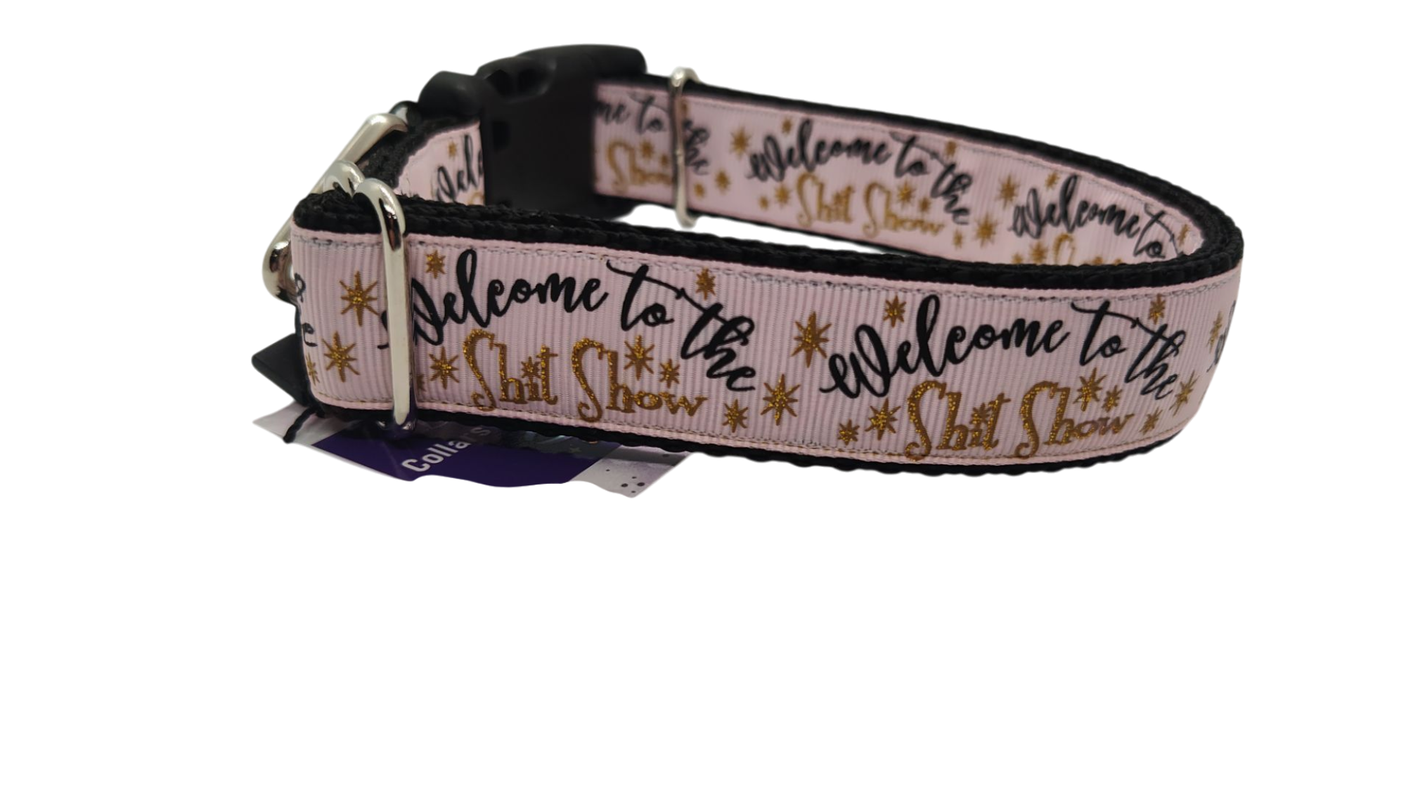 Welcome To The Shit Show Nylon Dog Collar
