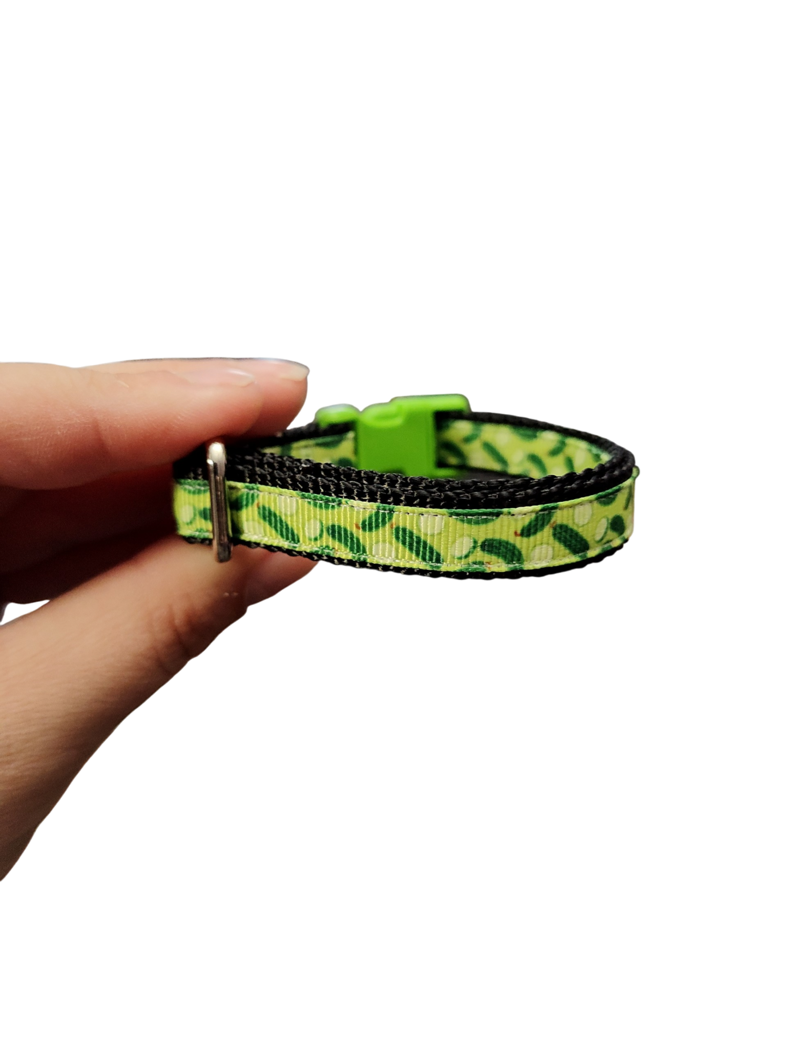 1/2" Pickles Nylon Dog/ Cat Collar