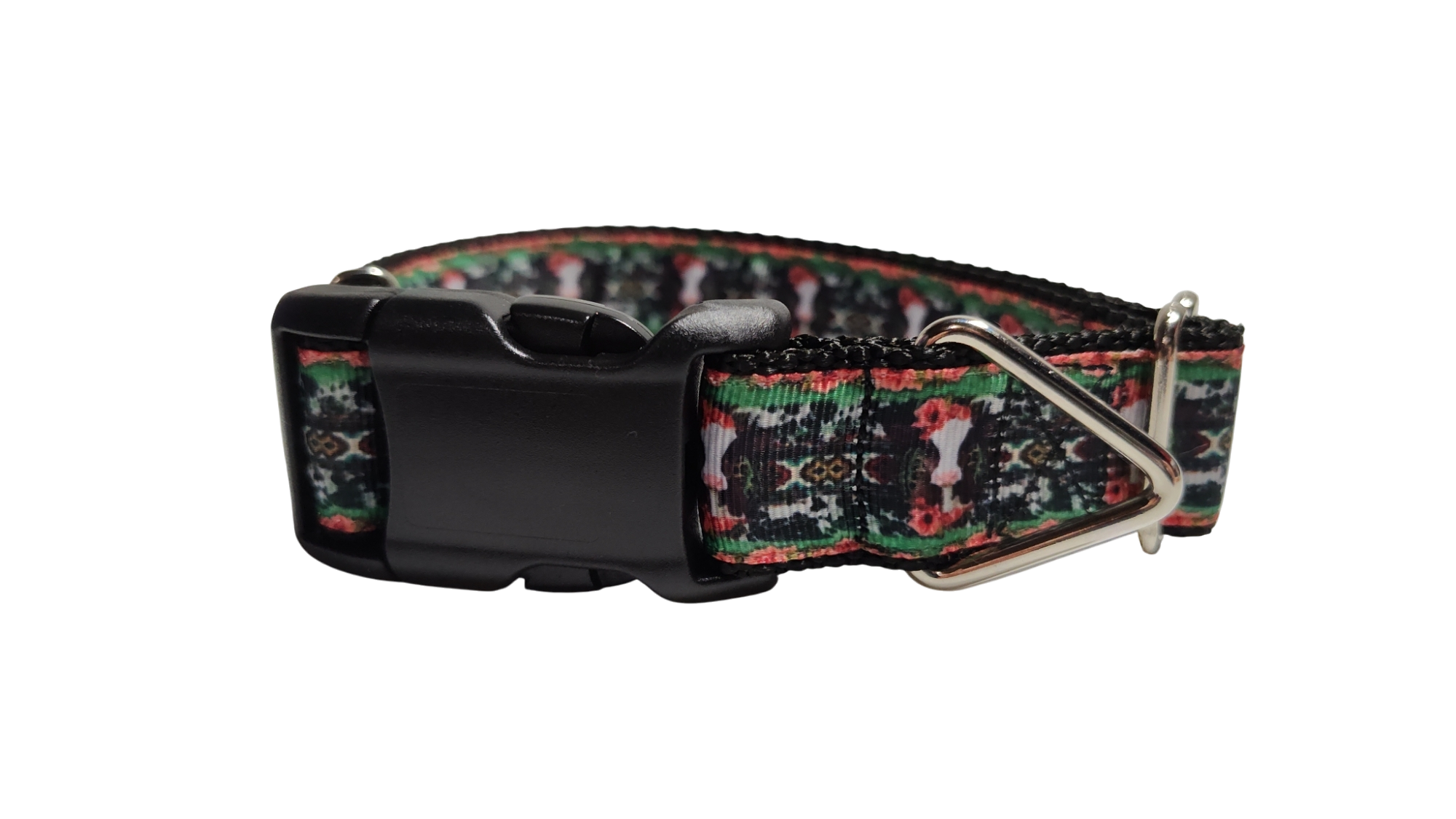 Western Cow Nylon Dog Collar