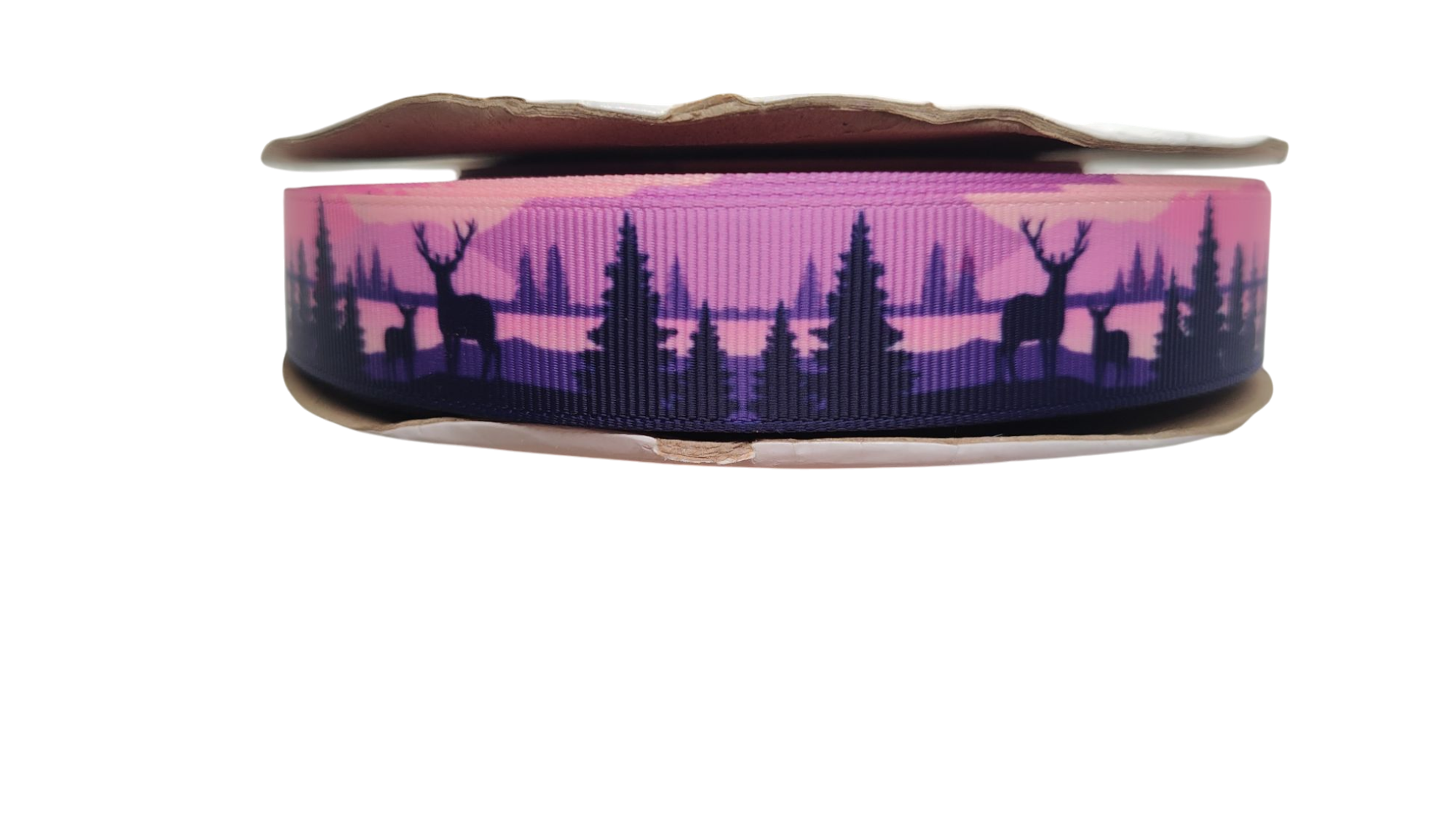 Deer in Nature Nylon Dog Collar