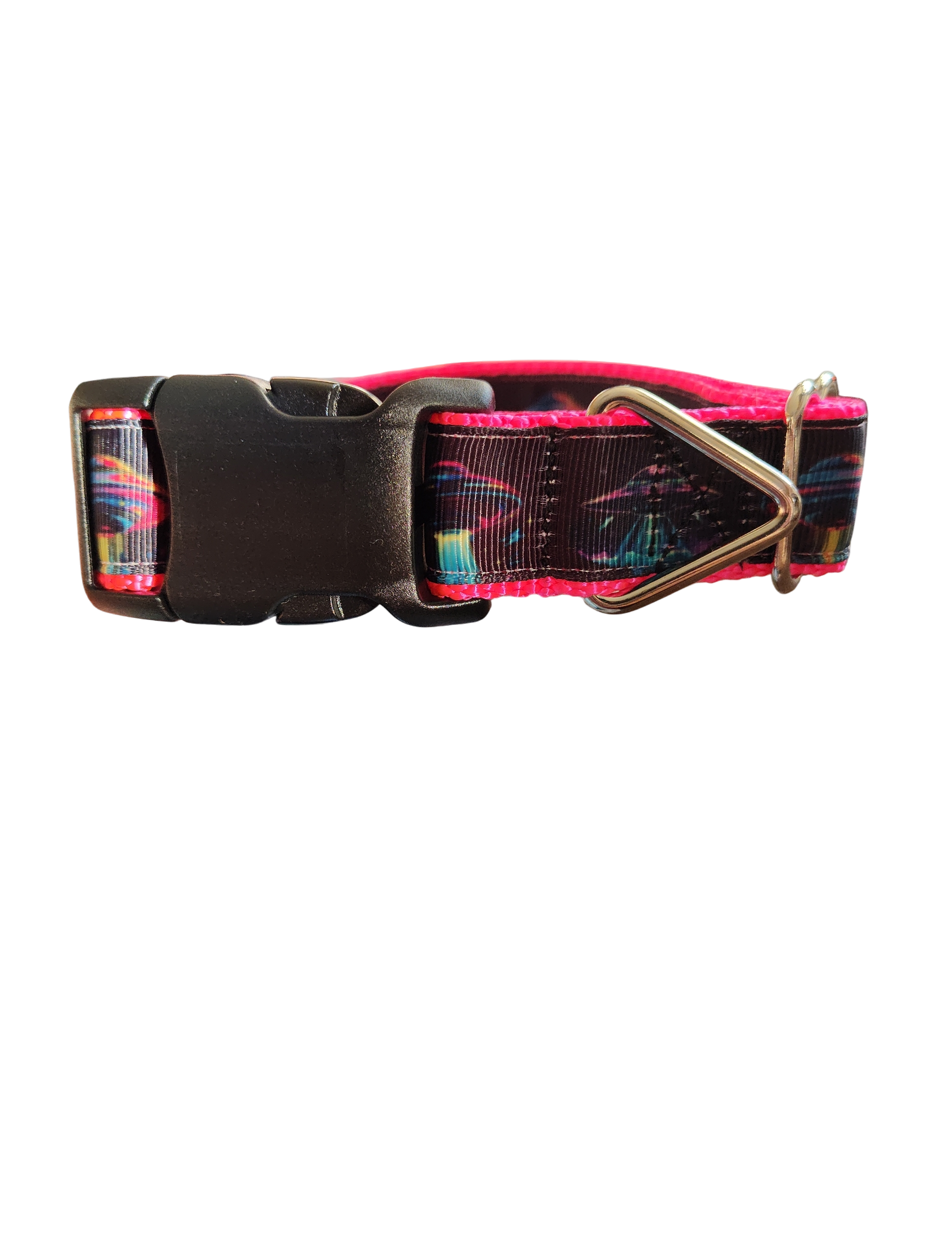 Neon UFO Nylon Dog Collar