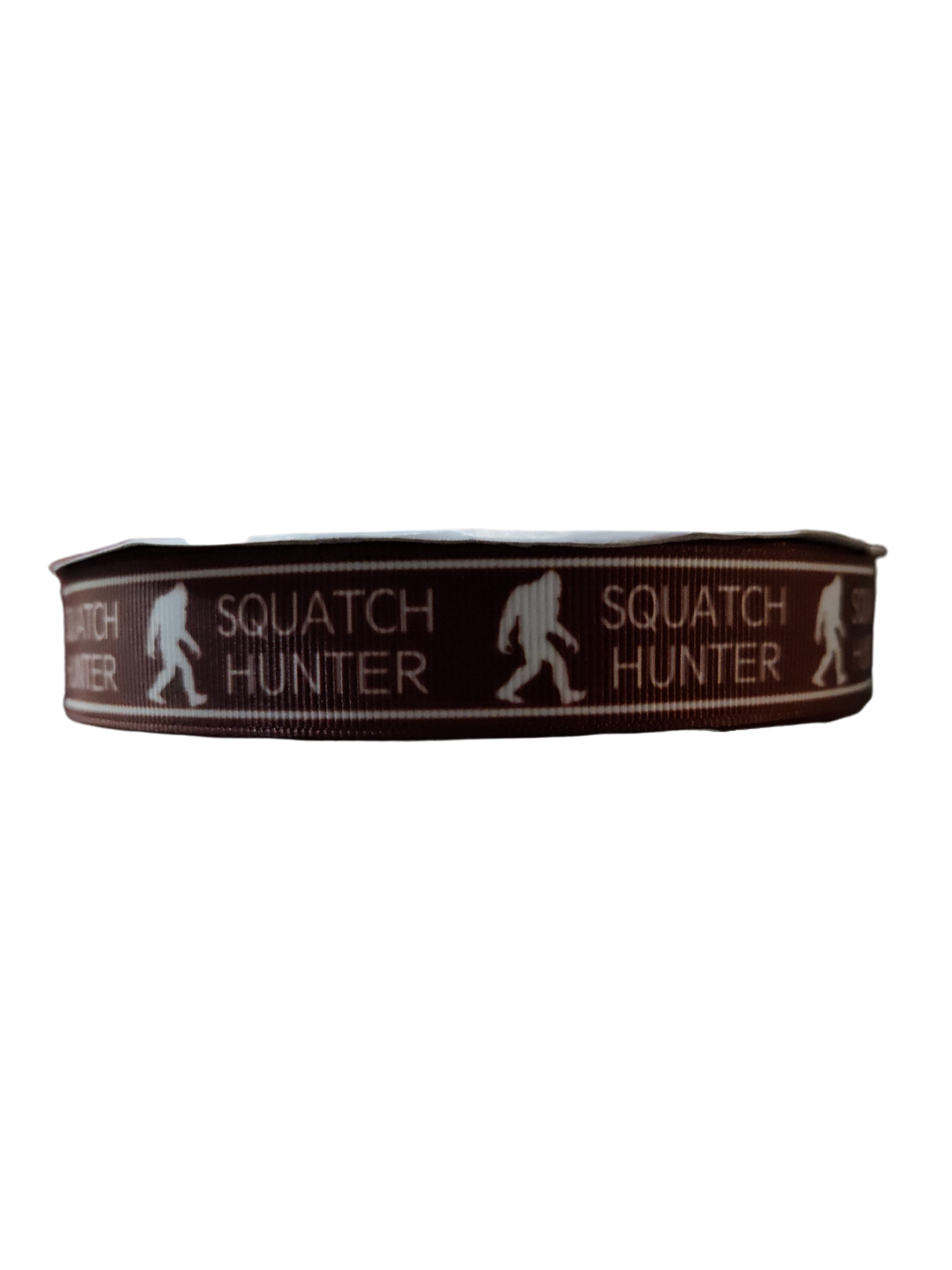 Squatch Hunter Brown Nylon Dog Collar