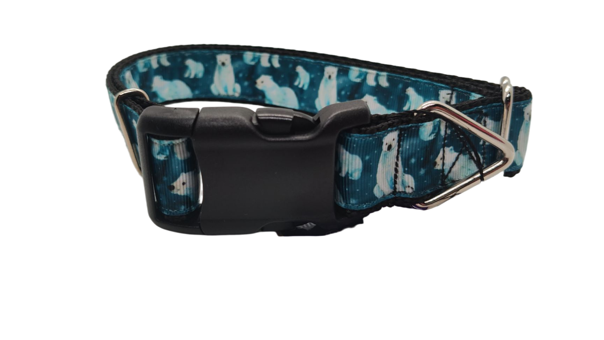 Polar Bears Nylon Dog Collar