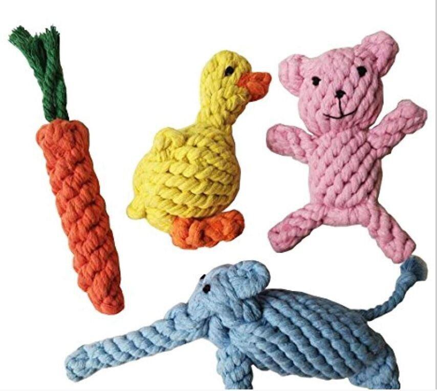 Assorted Eco Dog Toy ( 4 Asstorted toys)