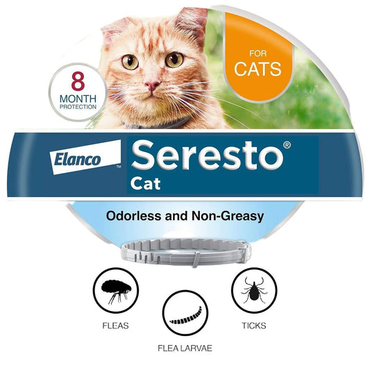 Seresto Flea & Tick Collar for Cats - 8 Month Protection