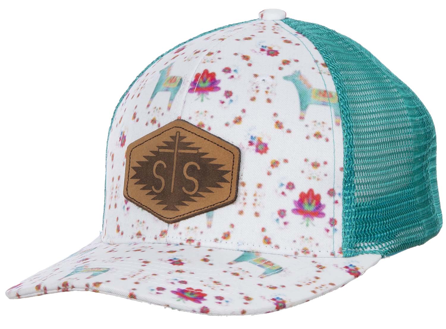 STS Watercolor Donkey Patch Hat, Ladies
