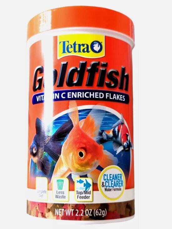 Tetra Goldfish Fish Food Vitamin C Flakes – Cleaner Water & Complete Diet by PNC Family FInds