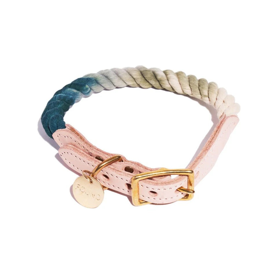 Found My Animal The Catskill Ombre Cotton Rope Collar Extra Large