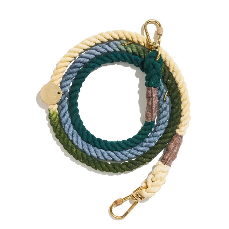 Found My Animal The Catskill Ombre Cotton Rope Dog Leash Medium