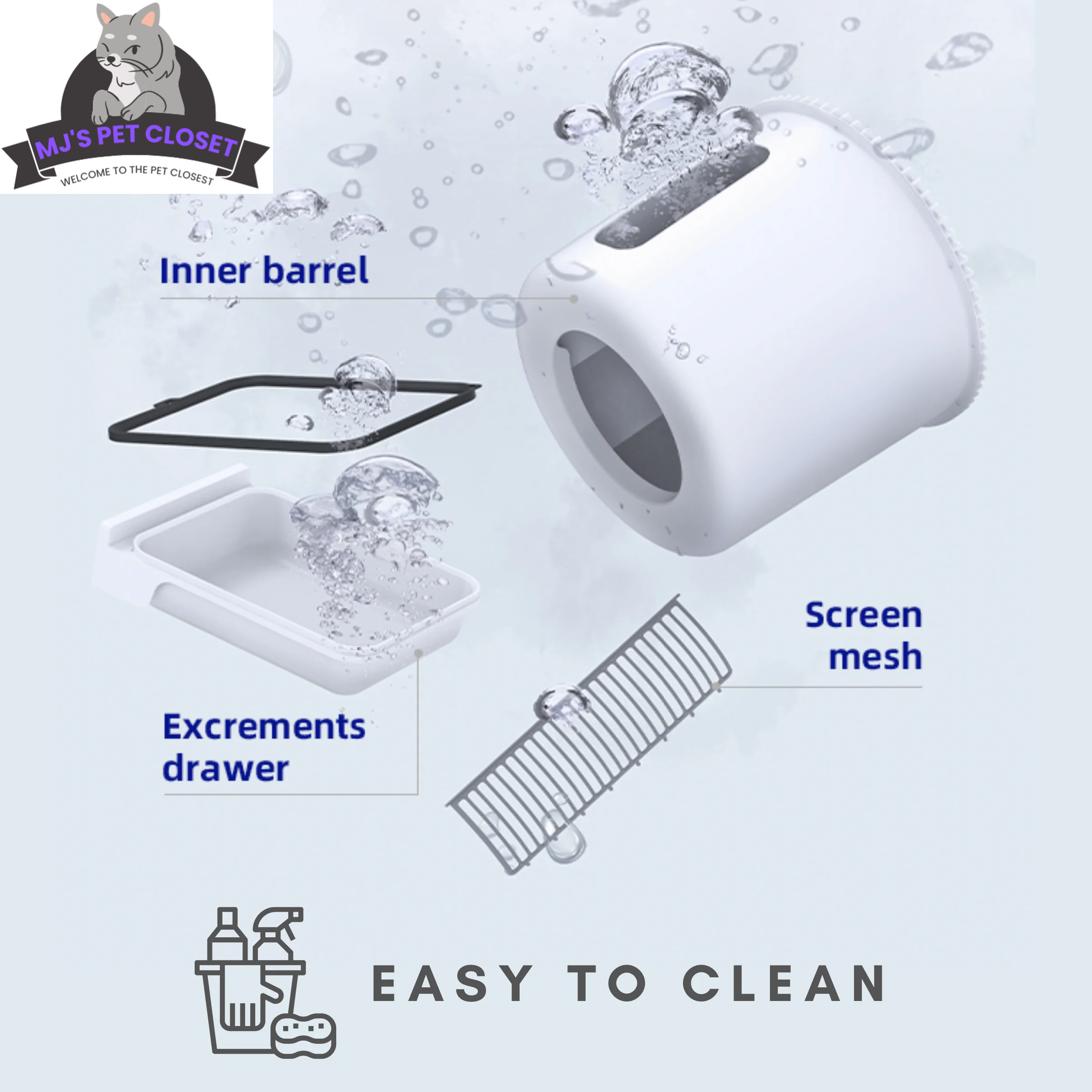 Say goodbye to scooping! 🐾 Meet the Purrclean Self-Cleaning Cat Litter Box – now with app control and 5Ghz & 2.4Ghz Wifi support! 🐱✨