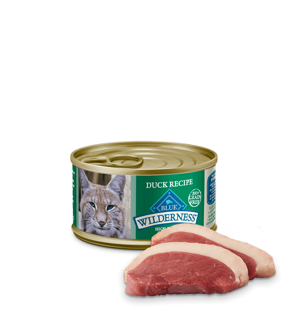 Blue Buffalo Wilderness Adult Duck Entree Wet Cat Can (3oz)