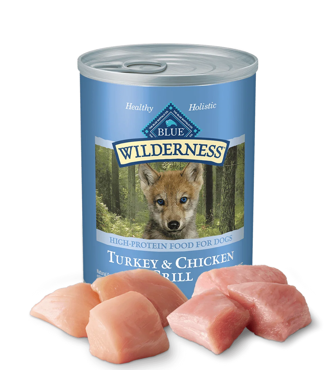 Blue Buffalo Wilderness Puppy Turkey & Chicken Grill Wet Dog Can (12.5oz)