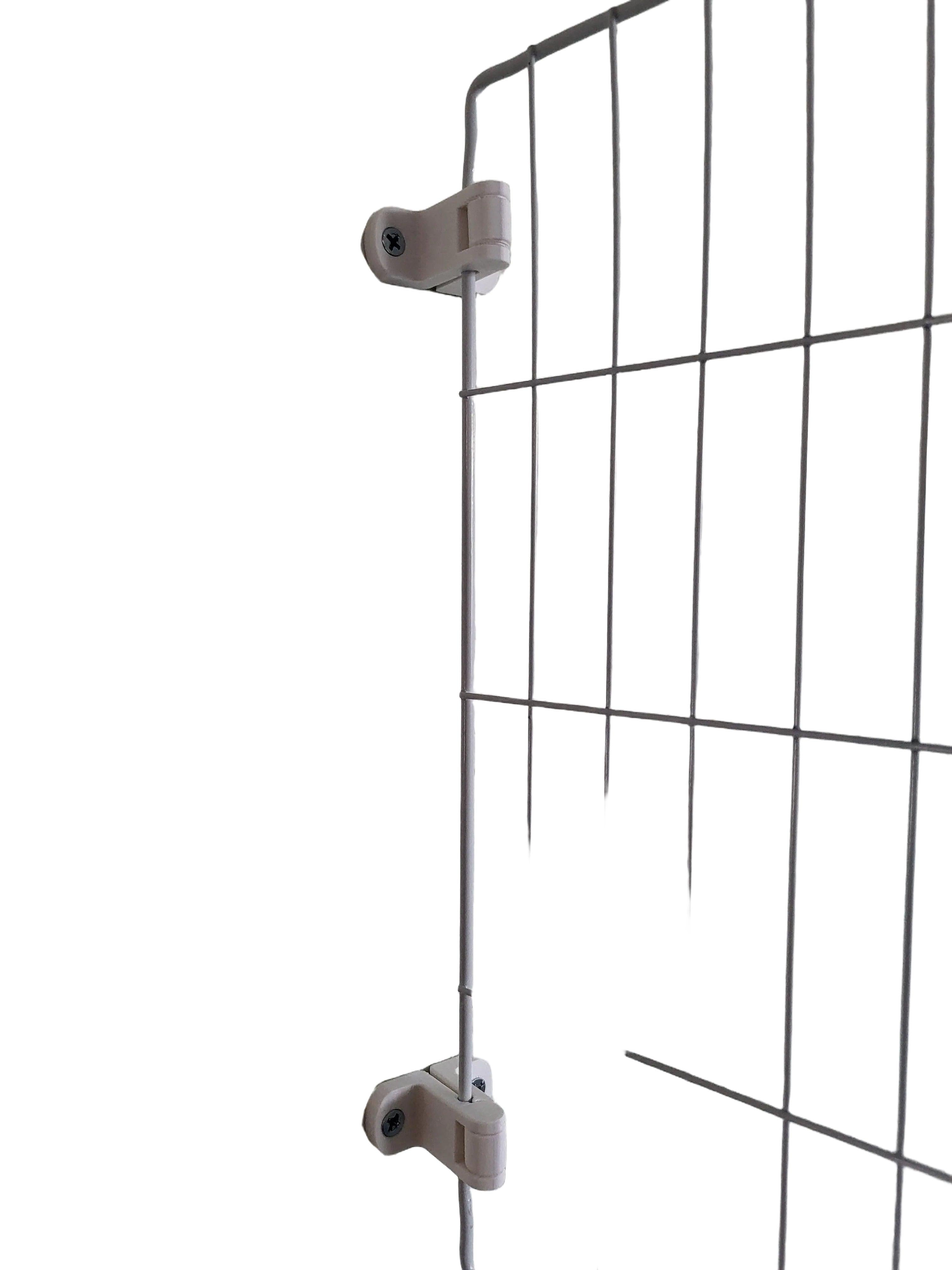 C&C Cage Wall Mount Brackets (4-Pack) for Small Pet Enclosures