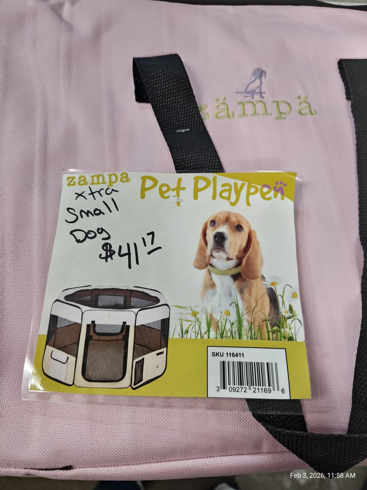 Pet Playpen Extra Small Portable Pop Up Playpen for Pets & Pups
